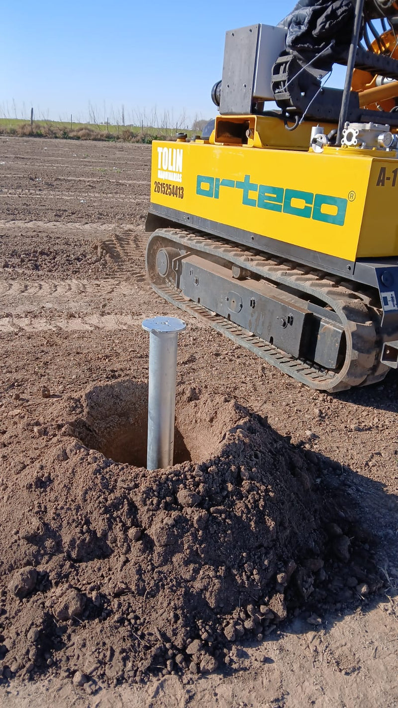 Pull out test + Hincado de postes